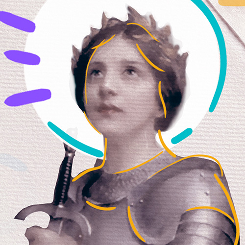 A picture of Saint Joan of Arc